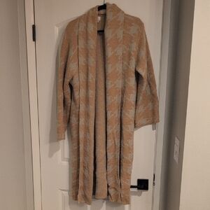 a new day Tan and Cream Cardigan